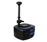 AquaForte GFU-6011 Pompe pour fontaine + 11W UV-C, Puissance 57W, Puissance max. Hauteur de refoulement 2,5 mètres, Max. Débit 2,5 m3 par heure, Raccord 13/19/25 mm, Taille max. de l'étang 5 m3.