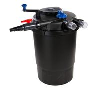 AquaForte GPF-30000 (55 Watt) Filtre sous pression, Puissance 55 Watt, Tension 230V, Entrée/Sortie 32/38mm, Débit recommandé 12.000 l/h, Convient aux bassins d'agrément jusqu'à 60.000 litres