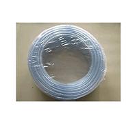 Aquaforte Tuyau en PVC transparent, Ø 16 x 22 mm (paroi interne x paroi externe), convient pour l'eau et l'air, rouleau de 50 m, type cristal, transparent