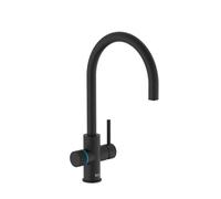 Aquafy mit évier bec tube incurvé à double sortie, cartouche filtration noir mat - ROCA A5A8B3GNB0