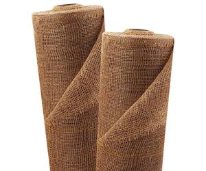 Aquagart 15 m x 1 m - Tissu de jute - 105 g/m² - Pour décoration de la maison et du jardin - Ruban de jute pour plantes - Protection hivernale - Tissu naturel - Protection des racines