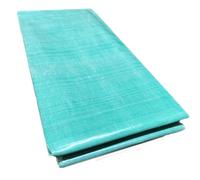 AQUAGART Bâche en tissu 220 g - Carreaux blancs-verts - 4 x 6 m