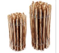 Aquagart Clôture en lattis - Différentes hauteurs - Distance entre les lattes : 4 à 6 cm - Clôture de jardin - Clôture en bois durable - Avec double tension de fil (50 cm de hauteur, 5 m)