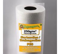 Aquagart Feutre géotextile - 1,6 m - Blanc
