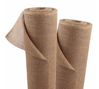 Aquagart Tissu de jute 215 g/m² - Tapis de jute de jardin - Tissu pour décoration - Ruban de jute pour plantes - Protection hivernale -Différentes longueurs (25m x 1m)