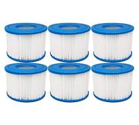 AquaHouse Lot de 6 Cartouches filtrantes compatibles avec Lay-Z-Spa Bestway Flowclear Taille VI Spa Filtre