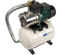 Aquajet-Inox 132/20 M : station de pompage pour usage domestique - 4 700 litres par heure - 1490 W - Hauteur de refoulement : 48 mètres - Acier inoxydable - Pompe d'irrigation - Pompe de jardin