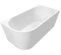 Aqualine - Baignoire d'angle Tibera, 170x80 cm, droit, blanc E1015