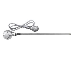 Aqualine Cannes chauffantes - Canne chauffante électrique avec thermostat, câble droit, chromé LT67444