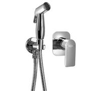 Aqualine Daphne - Mitigeur de bidet encastré, avec douchette et corps d'encastrement, chrome DH841-01