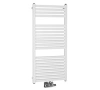 Aqualine - Elément chauffant Tondi 45x97 cm, raccordement central, blanc DT450T