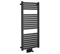 Aqualine - Elément chauffant Tondi 45x97 cm, raccordement central, noir mat DT456T