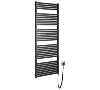 Aqualine Heating - Elément chauffant TONDI-E 600x1690 mm, 800W, noir mat DE496T