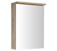 Aqualine KAWA - Armoire miroir avec éclairage LED, 50x70x22 cm, chêne emporio WGL35S