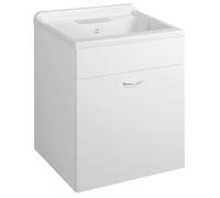 Aqualine Keramia Fresh - Meuble lavabo, 60x70x49 cm, blanc 57035