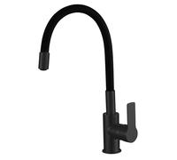 Aqualine Lore - Mitigeur d’évier avec bras flexible, noir mat 1106-70B