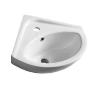Aqualine Luigi - Lave-mains 34x34 cm, d'angle, blanc FS161