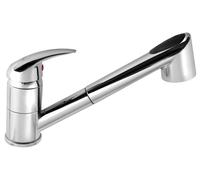 Aqualine - Mitigeur d'évier, avec douchette extractible, chrome 1107-74