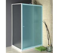 Aqualine - Parois latéral Amadeo 80 cm, verre mat BRICK BTP80