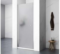 Aqualine Pilot - Porte de douche, 190x91 cm, aluminium brillant/verre Brick PT090W