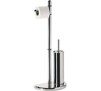 Aqualine - Porte-rouleaux WC avec brosse de toilette, chrome HI32
