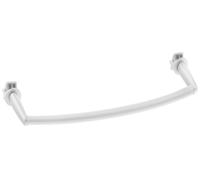 Aqualine - Porte-serviettes pour éléments chauffants, longueur 430 mm, blanc IDO-50