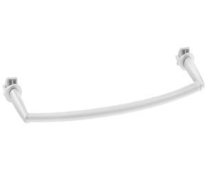 Aqualine - Porte-serviettes pour éléments chauffants, longueur 430 mm, blanc IDO-50