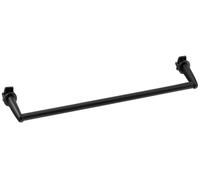 Aqualine - Porte-serviettes pour radiateurs, longueur 46 cm, noir mat IDR-50B