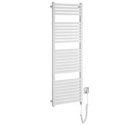 Aqualine - Sèche-serviettes Tondi-E 45x133 cm, 500 W, blanc DE470T