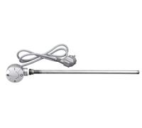 Aqualine - Tige de chauffage électrique avec thermostat, câble direct, chrome LT67444