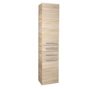 Aqualine Vega - Armoire haute, 35x184x31 cm, chêne platine VG985