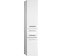 Aqualine Vega - Armoire suspendue avec panier 400x1840x310 mm, blanc VG180