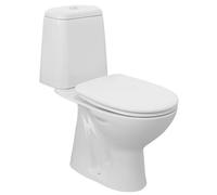Aqualine - WC combiné Riga, bonde de fond, blanc RG801