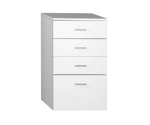 Aqualine Zoja - Armoire à tiroirs inférieure 50x78x29 cm, blanc 50308