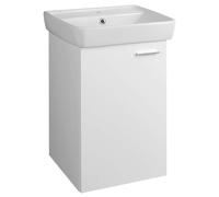 Aqualine Zoja - Lavabo 42x63x37 cm, 1 porte, L/P, blanc 56372