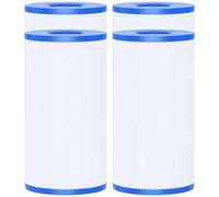 AQUALTRA Lot de 4 Filtre de Piscine Type A ou C Compatible avec 29000E/59900E, Easy Set Cartouches Filtrantes de Piscine, 203mm x 108mm Filtres de Piscine Hors Sol