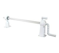 Aqualux Enrouleur Télescopique Piscine Hors Sol - Gain de Place - Mobile sur Un axe - Special Couverture Solaire Bache Piscine Bulles Eté