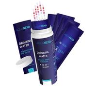 AQUANEXO 25/50 Testeur d'eau potable 16-en-1, bandelettes de test pH, Mesure de la dureté de l'eau, Eau potable Bandelettes de test, test de l'eau potable (125)