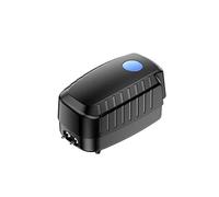 AquaOne Pompe à air CAP-20 I Pompe à aérateur 8 W en kit I Pompe à oxygène pour grands bassins de jardin de 8 m³ I Ventilation de bassin économe en énergie I Tuyau de diffuseur d'air inclus