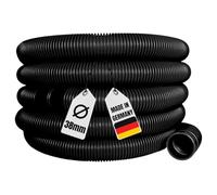 AquaOne Tuyau de piscine flexible - 38 mm - Noir - 1,5 m - 1 1/2" - Pour jardin et piscine