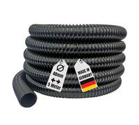 AquaOne Tuyau d'étang 40 mm 1 1/2" 5 m I Tuyau d'étang de qualité supérieure pour jardin et bassins I Tuyau d'étang I Tuyau d'arrosage flexible I Tuyau d'aspiration I Tuyau de pompe I Tuyau d'arrosage