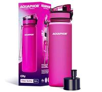AQUAPHOR City Gourde Filtrante avec filtre à charbon actif (Rose)