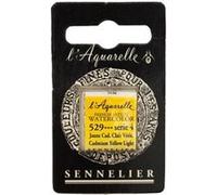 Sennelier Aquarelle extra-fine demi-godet n°529 Jaune cadmium clair véritable