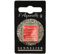 Sennelier Aquarelle demi-godet extra-fine – Laque écarlate (612)