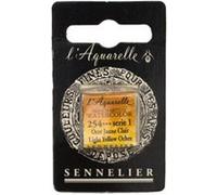 Sennelier Aquarelle demi Pan S1 - Clair Ocre Jaune (254)