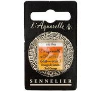 Aquarelle Extra-Fine 1/2 Godet Orange de Saturne Sennelier G