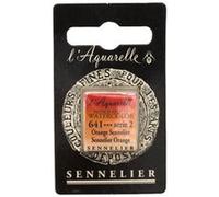 Sennelier Aquarelle demi Pan S2 - Sennelier Orange (641)