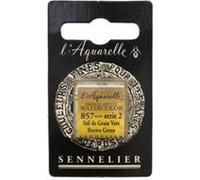 Sennelier Aquarelle demi-pan Extra-Fine S2 - brun vert (857)