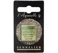 Sennelier Aquarelle demi-godet S1 - Extra-fine - Terre verte naturelle (213)