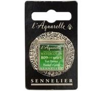 Aquarelle Extra-Fine 1/2 Godet Vert Hooker Sennelier